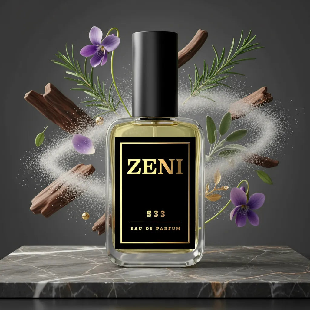 Equivalencia de Santal 33 de Le Labo — perfume S33 de Zeni Ambient